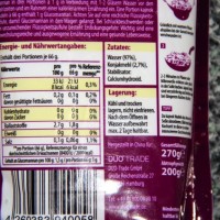 Inhaltsstoffliste kajnok® Nudeln